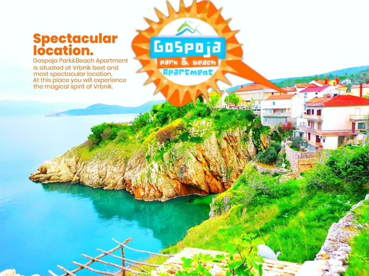 Gospoja Park & Beach Apartment Vrbnik Eksteriør bilde